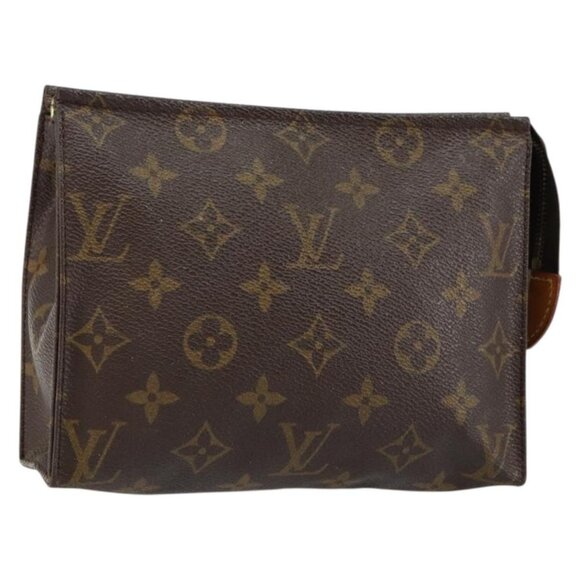LOUIS VUITTON Monogram Posh Toilette 19 Pouch LV Auth - Picture 1 of 16
